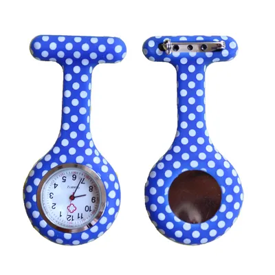 Produktbild von Nurse Watch Schwesternuhr Silikon  Krankenschwesternuhr Pulsuhr Kitteluhr Pflege Muster #2