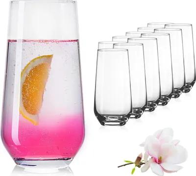 Produktbild von IMPERIAL Trinkgläser aus Glas 440ml (max. 520ml) Set 12-Teilig Getränkeglas Wassergläser Longdrinkgläser Cocktailgläser