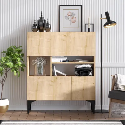 Zdjęcie produktu dla Skye Decor, Krista- Krista ELG, Saphireich, komoda, 35x100x125 cm, 100% płyta wiórowa pokryta melaminą