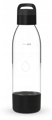 Produktbild von Dafi PushAir schwarz 0,7 l Karbonisatorflasche mit Schraubverschluss und Griff
