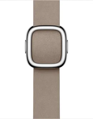 Produktbild von Apple Modern Buckle FineWoven do zegarków Watch Series 1 do 9 / SE (38/40/41 mm) | Series 10 (42 mm) - Rozmiar S - Tan
