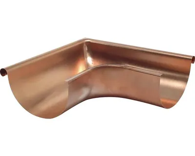Produktbild von Zambelli Außenwinkel Kupfer 90° halbrund für Rinnengröße 333 mm