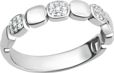 Produktbild von V Ring 925/- Sterling Silber weiß 052 (16,6) Zirkonia weiß 471270408