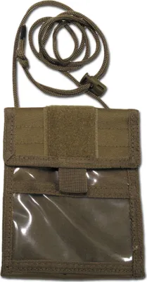 Produktbild von Brustbeutel, coyote tan, aufklappbar, Größe 15 x 12,5 cm