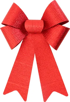 Produktbild von Schleife Rot Glänzend Groß 23 x 38 cm -