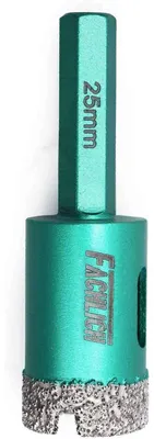 Produktbild von Diamant Fliesenbohrer 25mm Sechskantschaft für Granit Marmor Keramik Hartstoffe