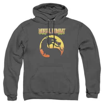 Obrázok produktu pre Mortal Kombat – Mikina s kapucňou "Klassic" pre pánov/dámy, uni, model TV39430 (XXL), farba: antracit (uhlie)