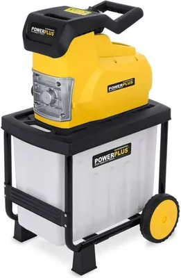 Image de Broyeur Végétaux 2800W, Diamètre de Coupe 45mm, Sac 50L, Moteur à Induction, Tambour Réversible