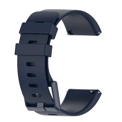 Produktbild von BStrap Silicone (Large) Armband für Fitbit Versa / Versa 2, dark blue