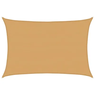 Produktbild von vidaXL Sonnensegel 160 g/m² Rechteckig Sandfarben 5x7 m HDPE