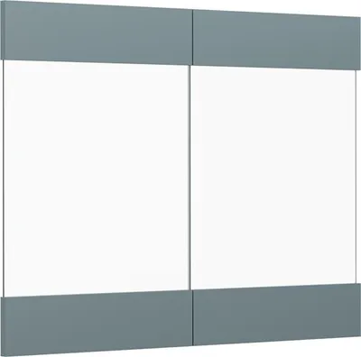 Zdjęcie produktu dla Front kuchenny Vicco R-Line Niebiesko-szary 79.2 x 59 cm front meblowy do szafki wiszącej z witryną, Model 40940