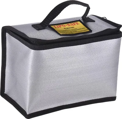 Produktbild von Feuerfeste explosionssichere Lipo-Batterie sichere Tasche tragbare hitzebeständige Tasche Sack für Akku-Ladung & Lagerung 215 * 115 * 155mm