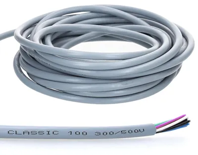Produktbild von 10 Meter Lapp 00101244 Ölflex Classic 100 Steuerleitung 5x0,5 mm² ohne grün-gelben Schutzleiter I 5 Adern Kabel I Farbcodierte PVC Leitung 5 adrig