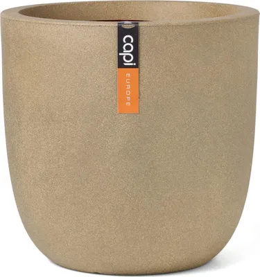 Produktbild von Capi Europe - Blumentopf kugel Smooth NL - Beige - 54x52 - KBE935