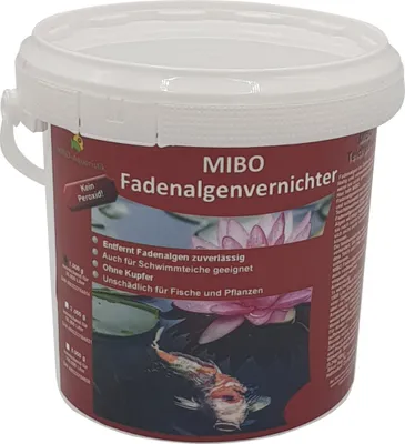 Produktbild von MIBO Fadenalgenvernichter 1000 g  ausreichend für 30.000 Liter Fadenalgen Stopp