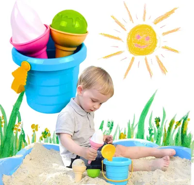 Immagine prodotto di Giochi di sabbia - secchiello e stampi LODY