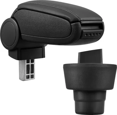 Immagine prodotto di Bracciolo centrale MAL rivestimento in pelle nero per Mini R50 R52 R53