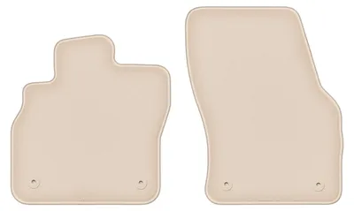 Produktbild von DURBAN Beige Velours-Fußmatten vorne für Audi Q3 Sportback (2019-)