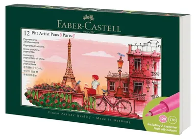 Produktbild von FABER-CASTELL Tuschest. Pitt Artist Pen Set Paris