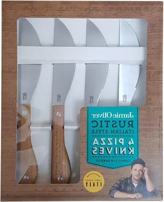 Produktbild von Famanu Pizzaschneider Set - Ergonomischer Griff, 4-teilig