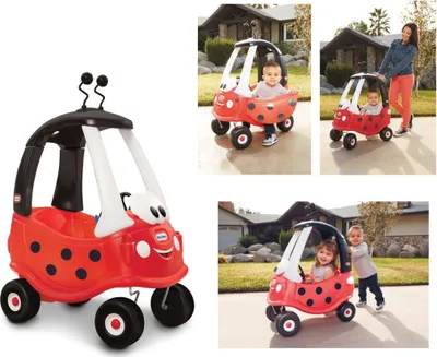 Produktbild von Little Tikes Cozy Coupe Ladybug, 1,5 Jahr(e), 4 Rad/Räder, Schwarz, Rot, Weiß