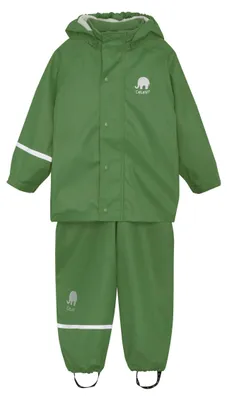 Produktbild von Celavi Unisex Basic Rainwear Set-solid PolyurethanRegenjacke, Elm Green, 100