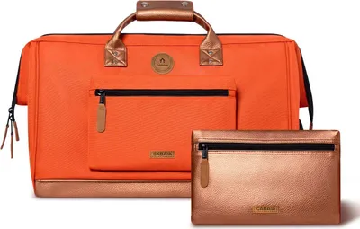 Immagine prodotto di CABAIA borsa da viaggio con scomparto per laptop Adventurer Essentials Duffle Bag Bogota arancione