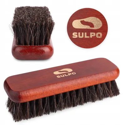 Produktbild von Sulpo Schuhbürste Rosshaar für Lederpflege und Polieren