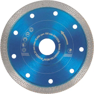 Obrázok produktu pre PRODIAMANT Diamantový rezací kotúč 135 x 20 mm dlaždice, jemný porcelán F50 vhodný