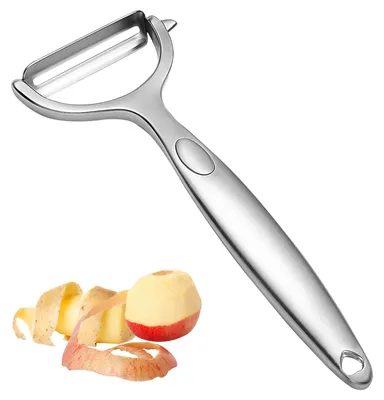 Produktbild von Sparschäler - Ergonomischer Edelstahl-Kartoffelschäler und Gemüseschäler