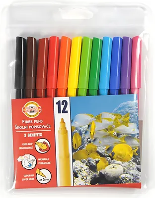 Produktbild von Koh-i-noor Schulmarker/Bleistifte 12 Stück