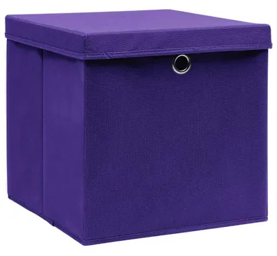 Productafbeelding van Opvouwbare Opbergdozen met Deksel, Set van 4