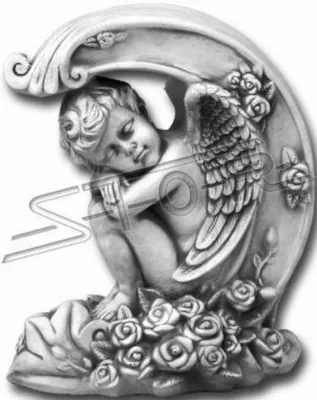 Produktbild von Grabschmuck Grab Stein Dekoration Engel Figur Skulptur Gott Heilig 40cm S101186