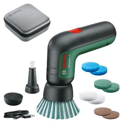 Image de BOSCH Home & Garden 06033E0002 BOSCH Home & Garden Reinigungsbürste UniversalBrush Set schwarz Kunststoff