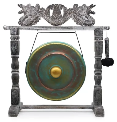 Productafbeelding van Meditatieklok met standaard - 50 cm - Groen