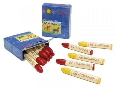 Produktbild von Stockmar Wachsmalkreide Spielzeug Preußisch Blau kreatives Zeichnen