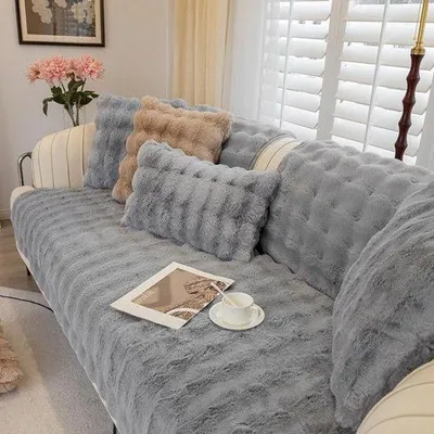 Productafbeelding van Famanu antislip sofaovertrek, wasbare meubelbeschermer voor de woonkamer, 70 x 150 cm