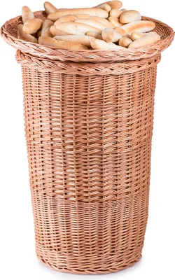 Produktbild von JIPRO® Ausstellungskorb mit Brotkorb aus Weidenruten Korb II. - das untere Ø 40/das obere Ø 50 x H 75(cm)