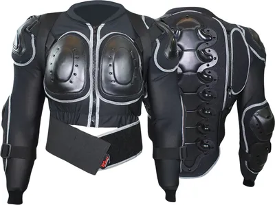 Produktbild von Protektorenjacke Motorrad Motocross Skatebording protektoren, Größe:52/L