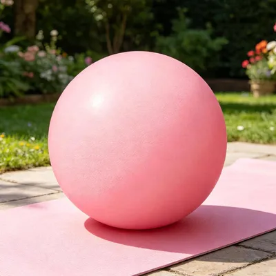 Immagine prodotto di Palla gonfiabile per esercizi per le ginocchia, 25 cm | Palla per il pavimento pelvico per esercizi di stabilità ed equilibrio, stretching, allenamento del core, riabilitazione, pilates, yoga e palestra domestica
