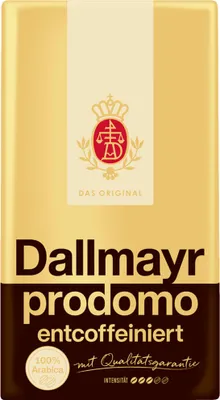 Obrázek produktu pro Dallmayr Prodomo Mletá káva bez kofeinu 500 g