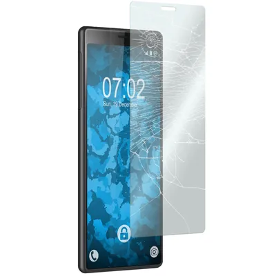 Produktbild von 3er-Pack PhoneNatic Glas-Folie klar  kompatibel mit Sony Xperia 10 Plus - Panzerglas für Xperia 10 Plus
