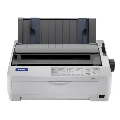 Produktbild von Epson FX-890N Impact Printer, 240 x 144 DPI, 9-pin, Bi-direction, 414 x 350,5 x 176,5 mm, Codabar (NW-7), Code 39, POSTNET, UPC-A, UPC-E, USB 1.1