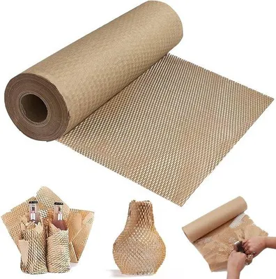 Produktbild von Verpackpapier und Füllmaterial für Versandverpackungen und Geschenke - Nachhaltige Alternative zu Luftpolsterfolie (38CMX50M)