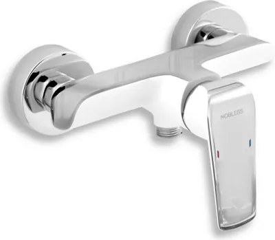 Productafbeelding van Douchekraan met hendel, Novaservis Nobless Tina, wit, model 38061/1,1