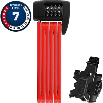 Zdjęcie produktu dla Abus Bordo Combo Lite 6055C/95 SH Red Zamek