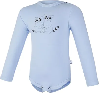 Produktbild von Baby Body Langarm Motiv Outlast® - Hellblau