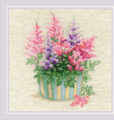 Produktbild von Riolis Kreuzstich Set "Astible", Zählmuster, 25x25cm