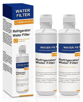Image de Filtres à eau pour réfrigérateur LT1000p, lot de 2, s NSF, modèles compatibles : ADQ747935, MDJ64844601, Kenmore 9980