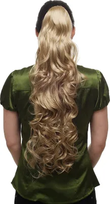 Produktbild von WIG ME UP Haarteil Zopf superlang lockig voluminös blond T118-24